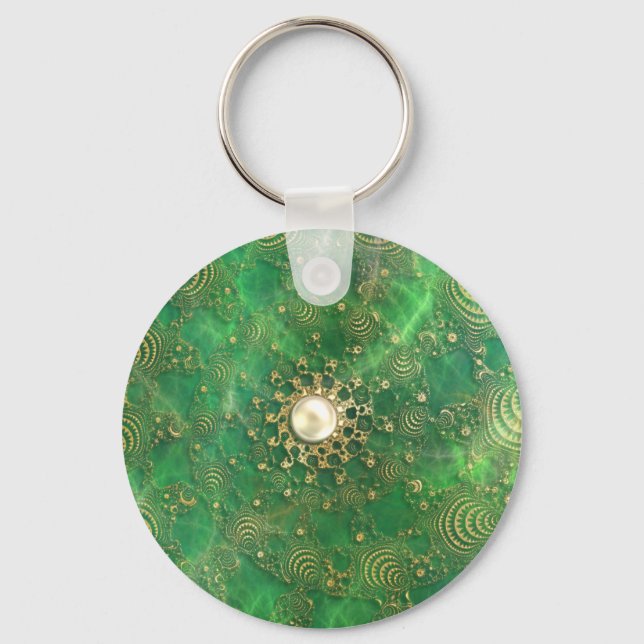 Beneath the Emerald Sea Keychain (Front)
