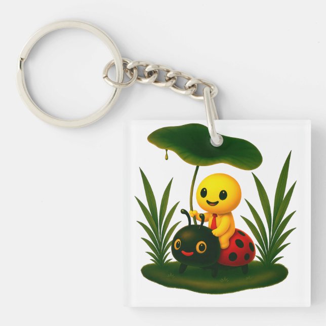 Beneath the Green Canopy Keychain (Front)