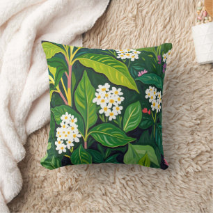 Beneath The Jungle Canopy Throw Pillow