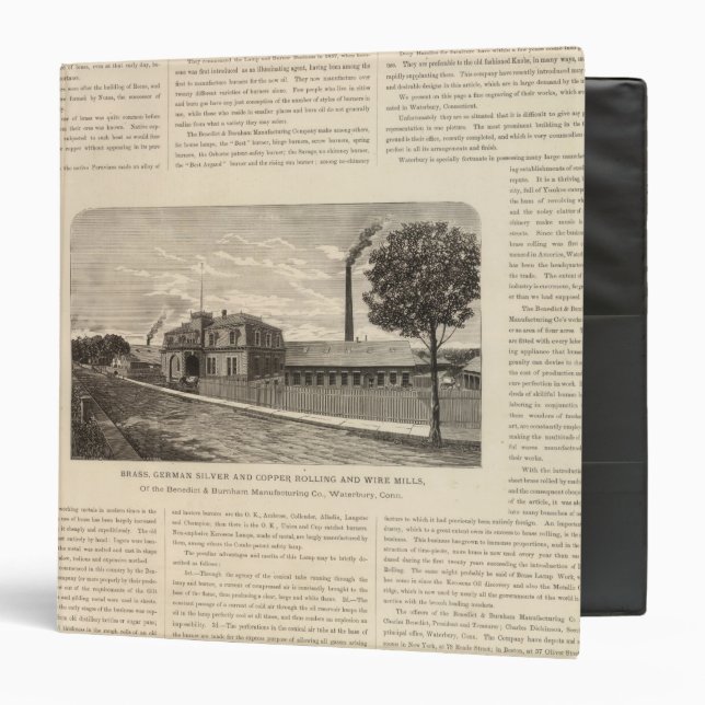 Benedict and Burnham Manfacturing Company Binder (Front/Inside)