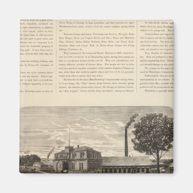 Benedict and Burnham Manfacturing Company Magnet (Front)