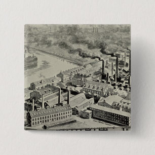 Benedict & Burnham Mfg Co 2 Inch Square Button