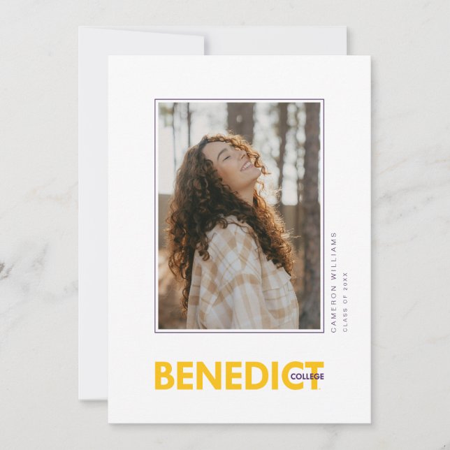 Benedict College Graduation Announcement (Front)