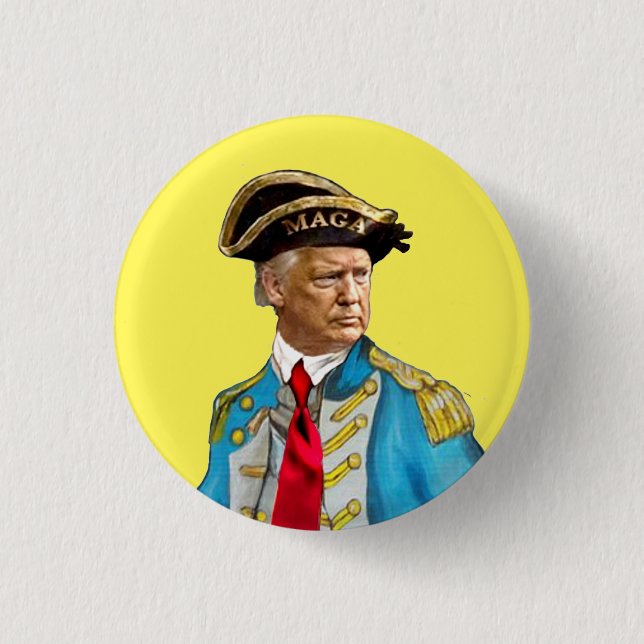 Benedict Donald 1 Inch Round Button (Front)