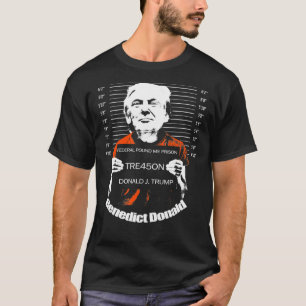 Benedict Donald TRE45ON Trump Orange Jump Suit Boo T-Shirt