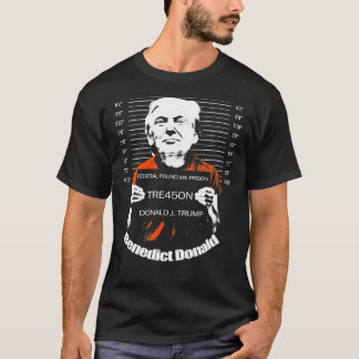 Benedict Donald TRE45ON Trump Orange Jump Suit Boo T-Shirt