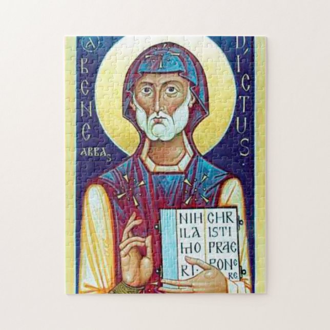 Benedict Of Nursia Jigsaw Puzzle (Vertical)