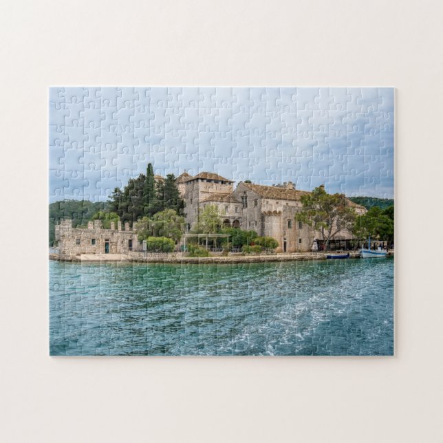 Benedictine monastery on Mljet island - Croatia Jigsaw Puzzle (Horizontal)