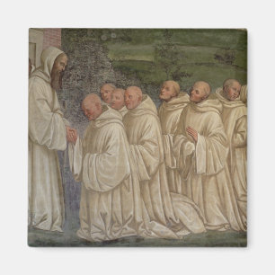 Benedictine Monks, from the Life of St. Benedict ( Magnet