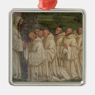 Benedictine Monks, from the Life of St. Benedict ( Metal Ornament
