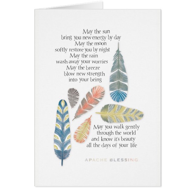 Bénédiction d'Apache (Devant)