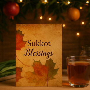 Bénédiction de Sukot Feuilles de l'érable