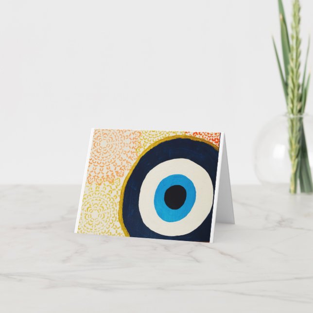 Bénédiction des yeux maléfiques et carte de protec (Devant)