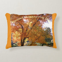 Bénédiction Thanksgiving Day, Accent Coussin