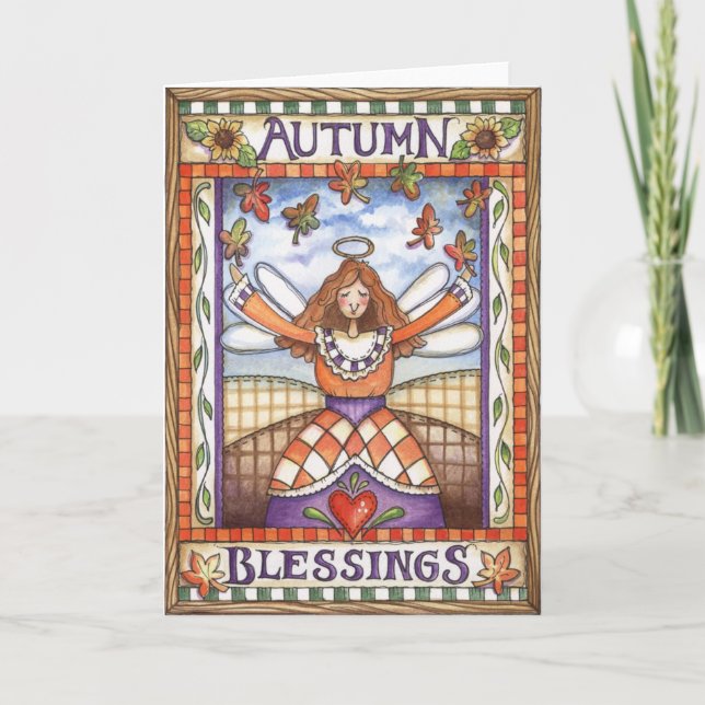Bénédictions d'automne - Carte de voeux (Devant)