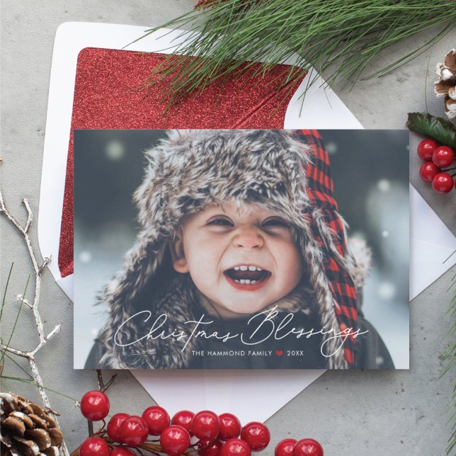 Bénédictions de Noël Cartes photos religieux de va (Créateur téléchargé)