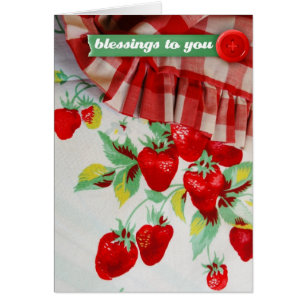 Bénédictions vintages de fraise - "bénédiction