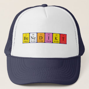 Benedikt periodic table name hat