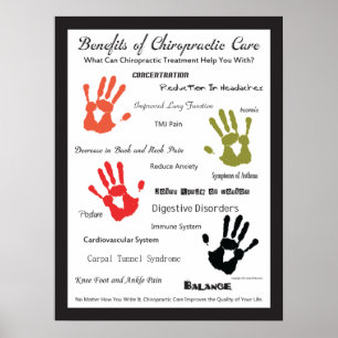 Benefits of Chiropractic Care Poster
