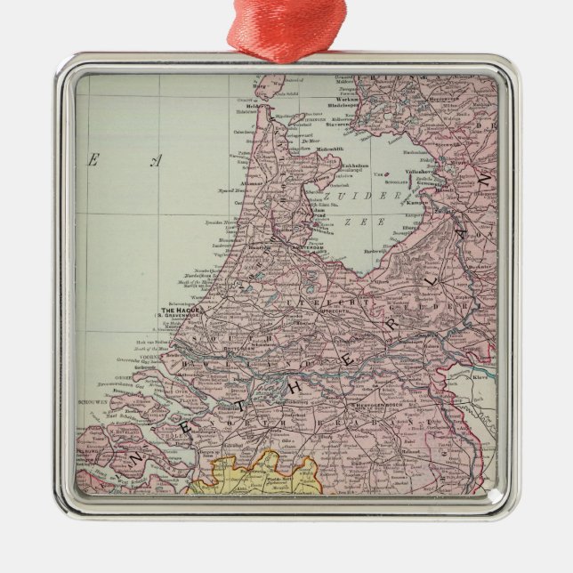 Benelux Countries Metal Ornament (Front)