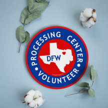 Bénévole au centre de traitement - DFW, TX Patch