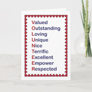 Bénévoles Merci Coeurs Rouge Blanc