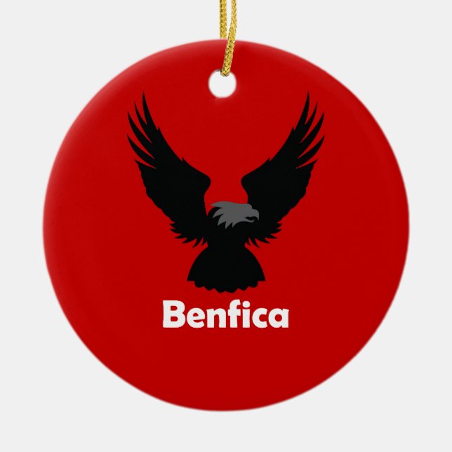 Benfica Ceramic Ornament (Front)