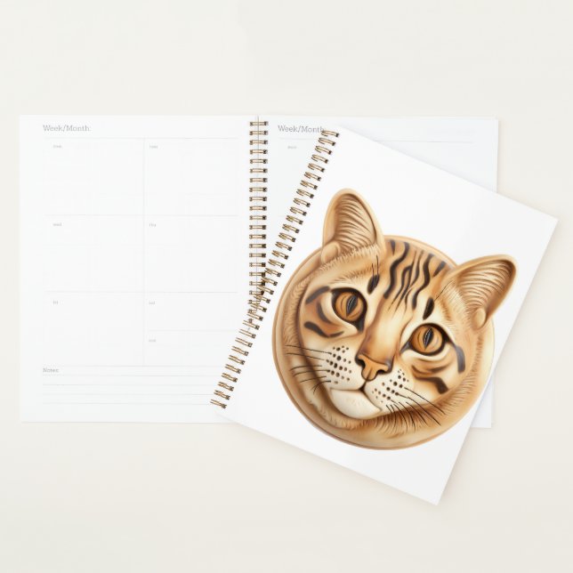 Bengal Cat 3D Inspired Planner (Display)