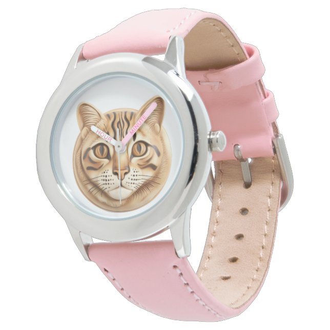 Bengal Cat 3D Inspired Watch (Angled)