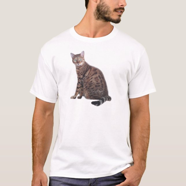 Bengal Cat Apparel T-Shirt (Front)