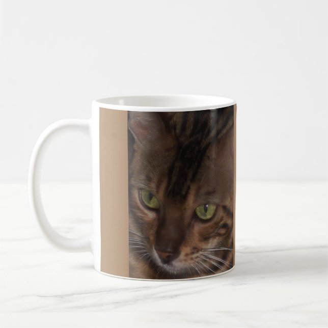 Bengal Cat - Classic Coffee Tea Cup Mug (Left)