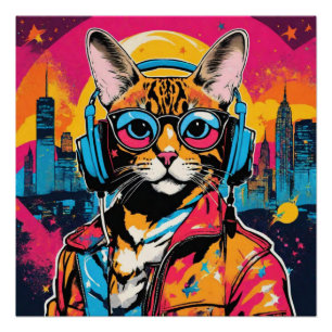 BENGAL CAT-IN THE HOUSE 4 POSTER