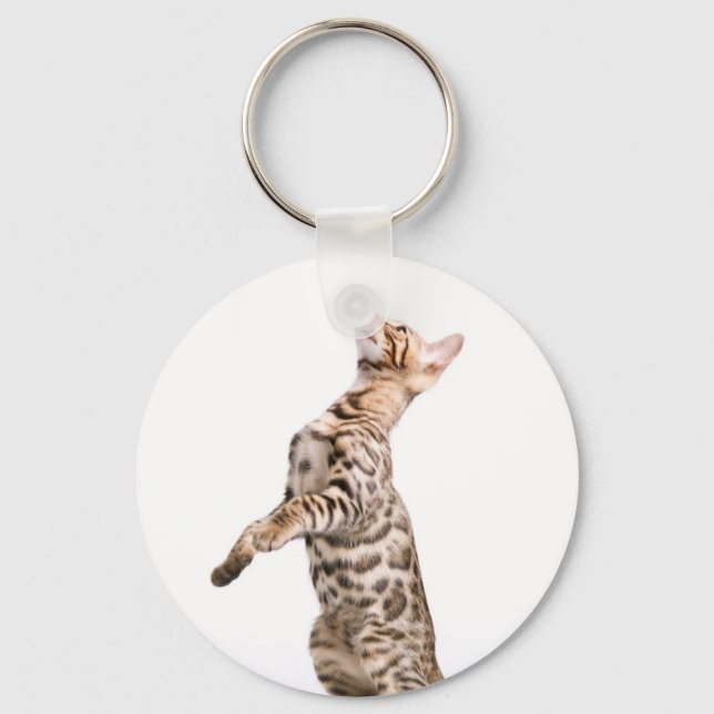 Bengal Cat Keychain (Front)