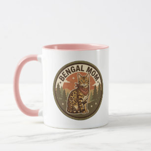 Bengal Cat Mug Cat Mom Gift For Her Coffee Cup