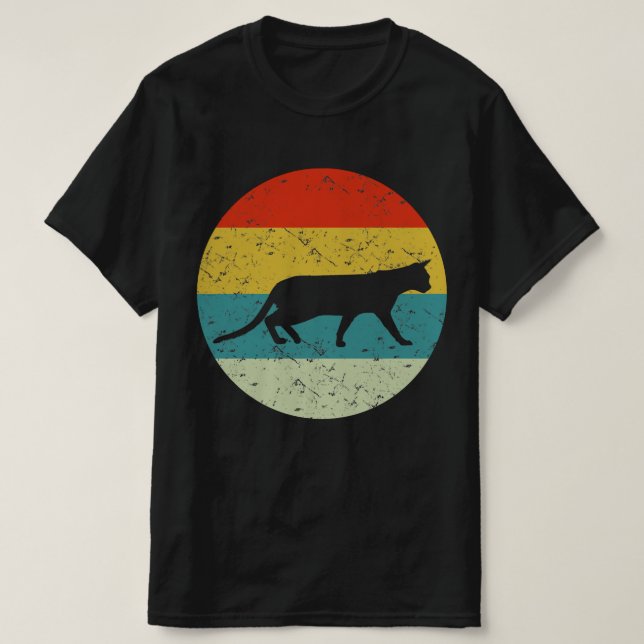 bengal cat retro vintage T-Shirt (Design Front)