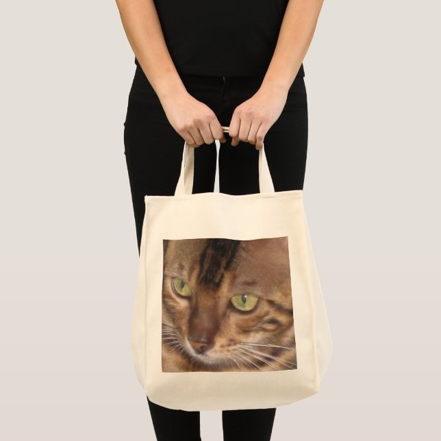Bengal Cat - Reusable Shopping Tote Bag (Front (Product))