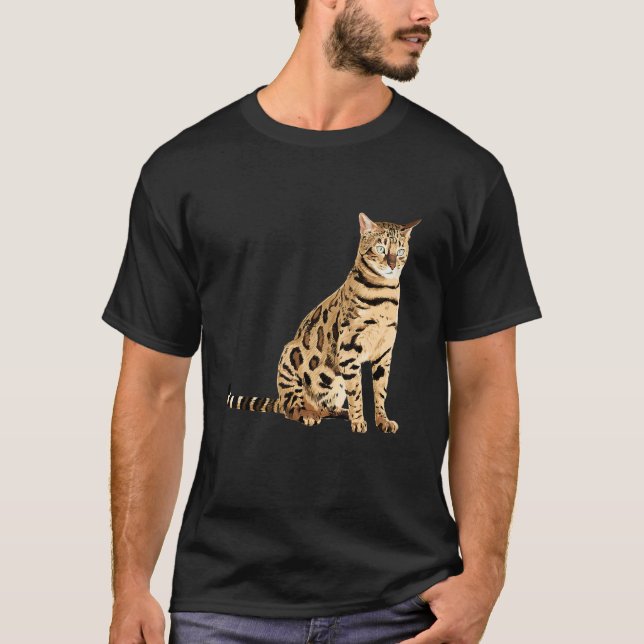 Bengal Cat T-Shirt (Front)