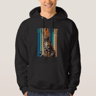 BENGAL CAT Vintage Bengal Cat Owners Bengal Cat Lo Hoodie