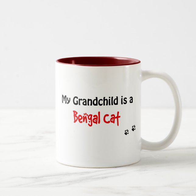 Bengal Grandchild Two-Tone Coffee Mug (Right)