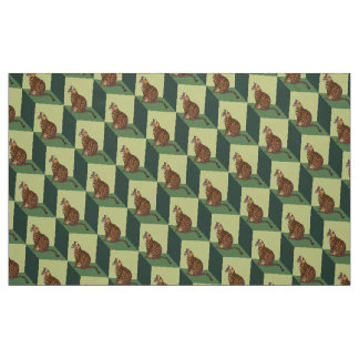 Bengal on a Box Fabric