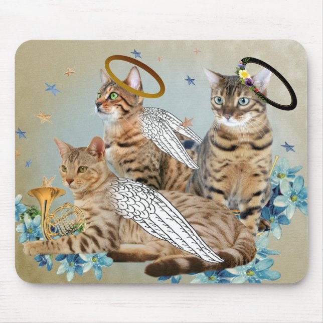 Bengal Perfect Angels Mousepad (Front)