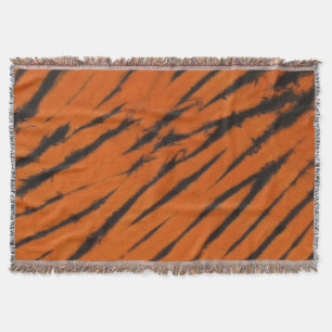 Bengal Stripes Tie Dye Throw Blanket