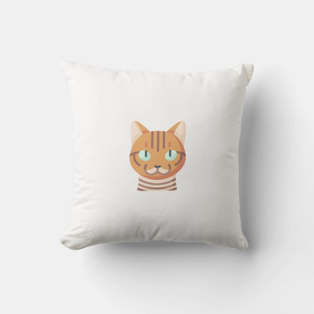 Bengal Throw Pillow (Front)