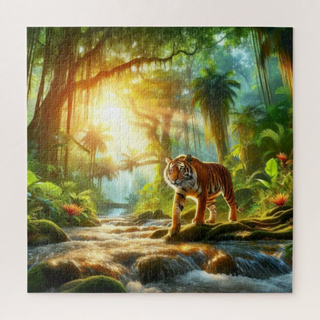 BENGAL TIGER 4 JIGSAW PUZZLE (Vertical)