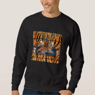 Bengal Tiger Classic Sofa Zoo Bengal Tiger Safari Sweatshirt