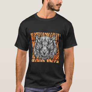 Bengal Tiger Face Ornament Bengal Tiger Lover Tige T-Shirt