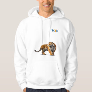 Bengal Tiger Full Body – Realistic Wildlife Power Hoodie