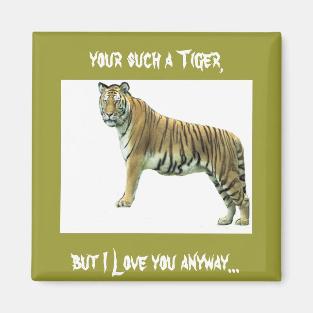 Bengal Tiger Magnet (Front)