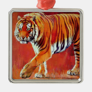 Bengal Tiger Metal Ornament