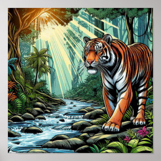 BENGAL TIGER POSTER